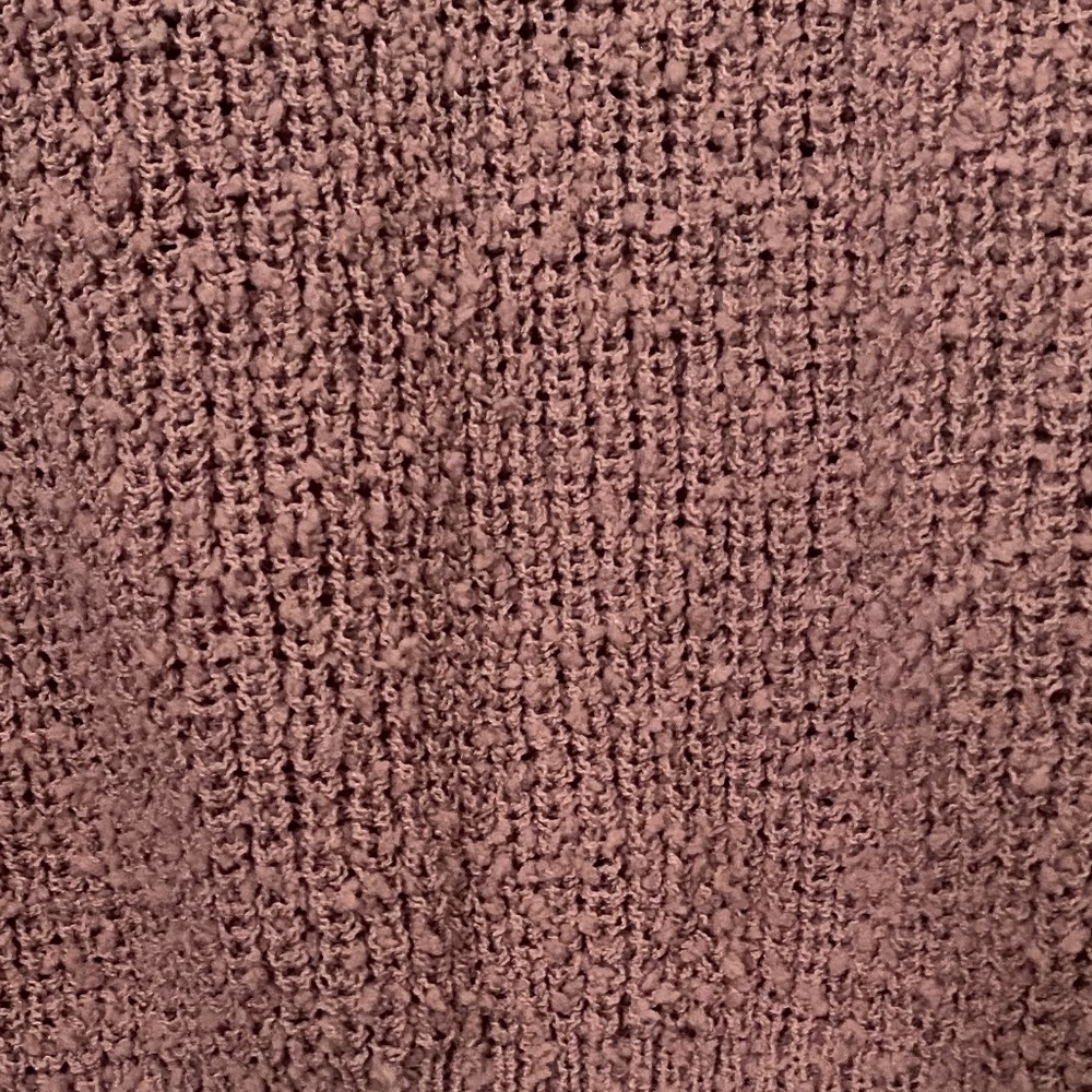 BLUSH/MAUVE CROP SWEATER SIZE XS - Picture 4 of 8